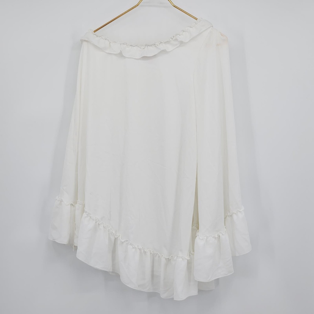 Show Me Your MuMu White Ruffle One-Shoulder Mini Dress - Picture 7 of 10